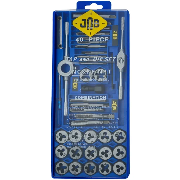 مجموعه 40 عددی مته حدیده و قلاویز مدل J-11140