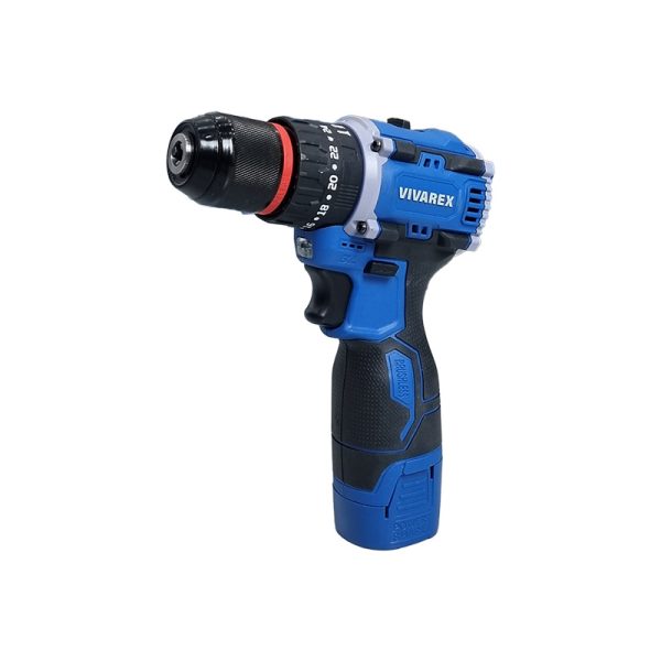 دریل شارژی ویوارکس مدل VR1610V-21BL با ۲ باتری و موتور براشلس
