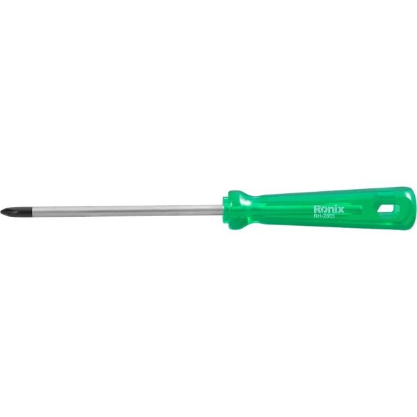 پیچ گوشتی تکی ساده 150*8 چهارسو کریستالی رونیکس مدل RH-2882